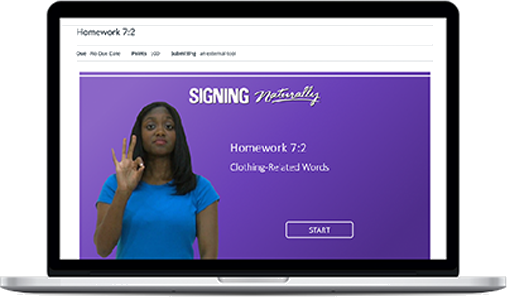 Signing Naturally Units 7-12 Interactive Online Student Materials