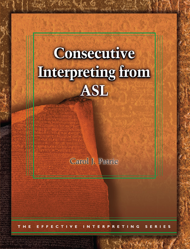 Consecutive Interpreting from ASL