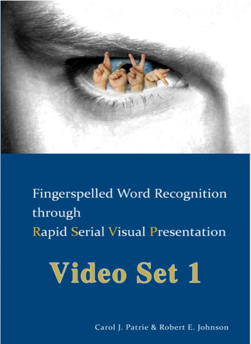Fingerspelled Word Recognition through Rapid Serial Visual Presentation